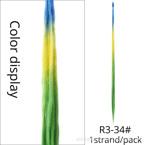 Ombre Dread Locks Synthetic Crochet Hair 2Tone Colors